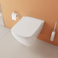 Комплект Унитаз подвесной VitrA Integra Square белый глянцевый + Крышка с микролифтом, петли хром + Инсталляция VitrA V-Fix Core + Кнопка смыва Root R 740-2280 хром