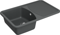 Мойка кухонная Domaci Парма 76-47-225 антрацит Мойка кухонная Domaci Парма 76-47-225 антрацит