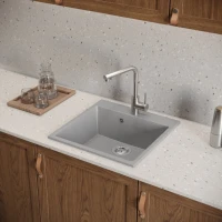 Мойка кухонная Domaci Болонья М-42-006 светло-серая