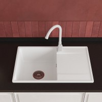 Смеситель для кухни Domaci Равенна SM-01w белый