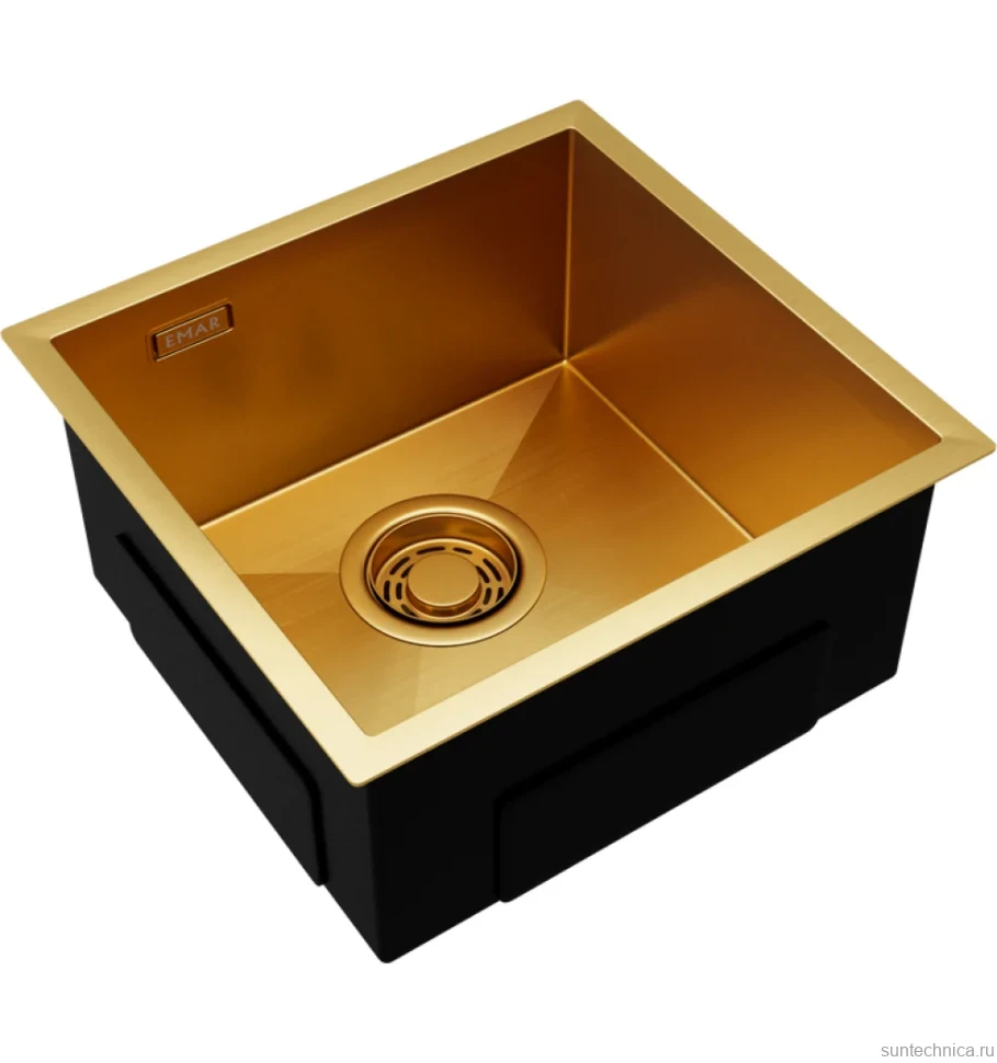 Мойка кухонная Emar PVD EMB-131 PVD Nano Golden