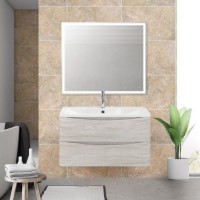 Мебель для ванной комнаты BelBagno Acqua 80 подвесная, rovere vintage bianco