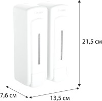 Диспенсер для мыла Fixsen Hotel 31012H-2 белый Диспенсер для мыла Fixsen Hotel 31012H-2 белый