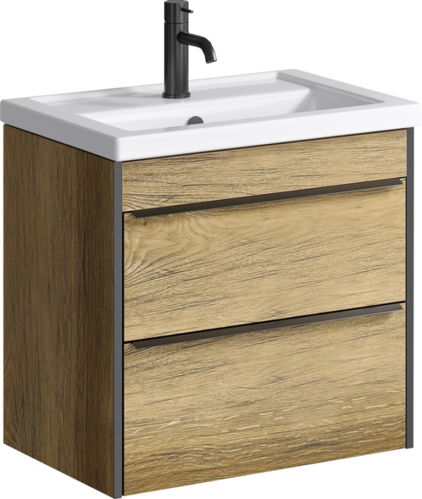 Тумба под раковину Aqwella Fargo 60 дуб балтийский