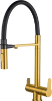 Смеситель для кухни Zorg Sanitary SZR-3030 BRONZE бронза