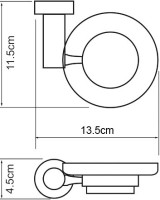 Набор Стакан Wasserkraft Donau K-9428 + Мыльница K-9429 Набор Стакан Wasserkraft Donau K-9428 + Мыльница K-9429