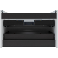 Тумба под раковину без столешницы Aquanet Альтера 80 подвесная, белая матовая