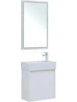 Мебель для ванной комнаты Aquanet Nova Lite 50 белый глянец