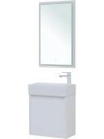 Мебель для ванной комнаты Aquanet Nova Lite 50 белый глянец