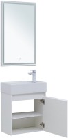 Мебель для ванной комнаты Aquanet Nova Lite 50 белый глянец