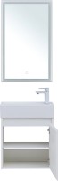 Мебель для ванной комнаты Aquanet Nova Lite 50 белый глянец