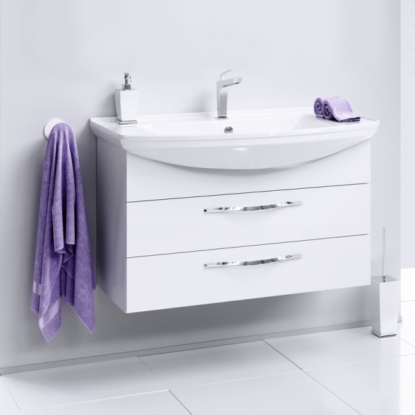 Тумба под раковину Aqwella Allegro 105 с 2 ящиками