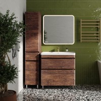 Мебель для ванной комнаты Style Line Атлантика 80 Люкс Plus, напольная, старое дерево