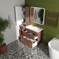 Мебель для ванной комнаты Style Line Атлантика 80 Люкс Plus, напольная, старое дерево