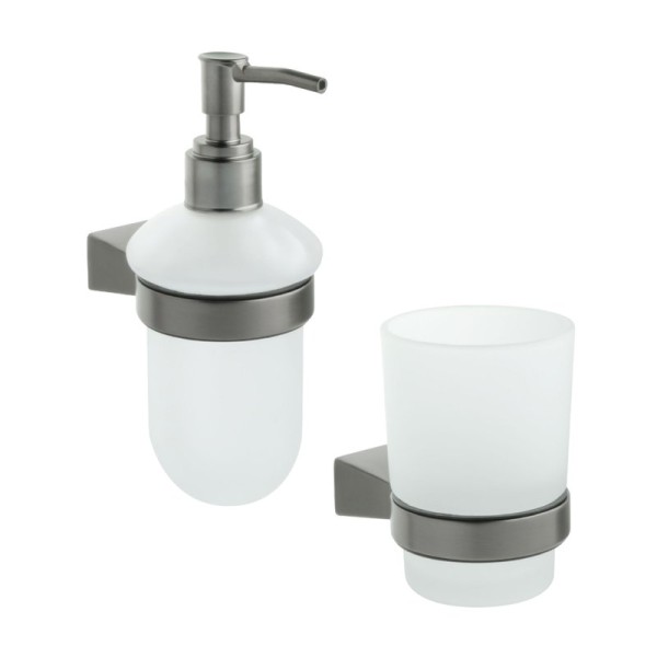 Набор Стакан Fixsen Trend Graphite 98006 + Дозатор 98012