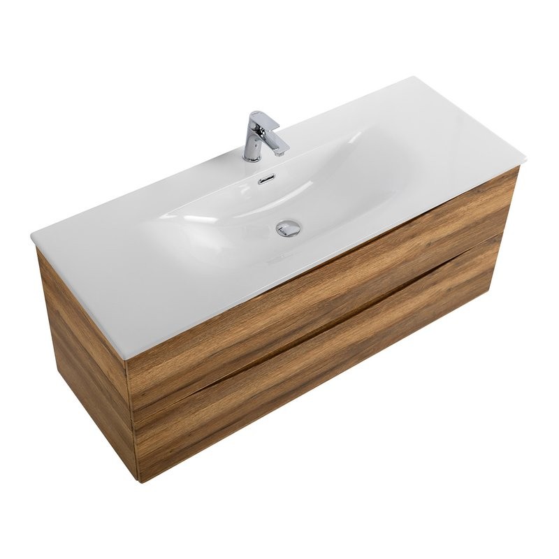 Тумба с раковиной BelBagno Marino-cer-n 120 подвесная, rovere rustico
