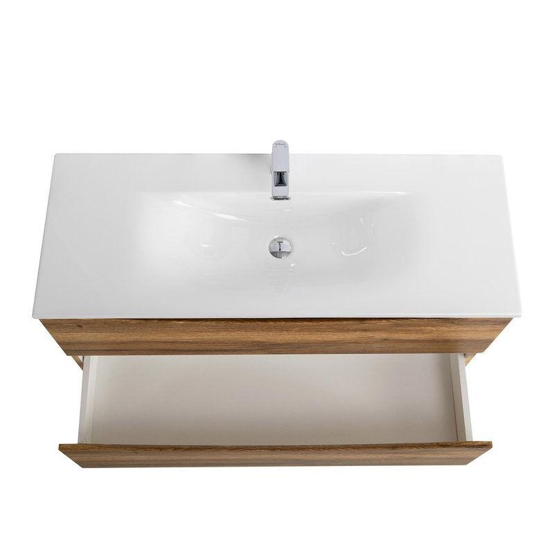 Тумба с раковиной BelBagno Marino-cer-n 120 подвесная, rovere rustico
