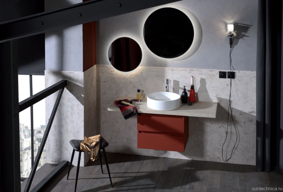 Зеркало круглое Jacob Delafon EB1426-NF 50 с подсветкой