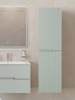 Шкаф-пенал для ванной Cezares Duet-n 40 подвесной, жемчужный зеленый