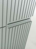 Шкаф-пенал для ванной Cezares Duet-n 40 подвесной, жемчужный зеленый