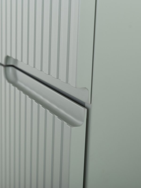 Шкаф-пенал для ванной Cezares Duet-n 40 подвесной, жемчужный зеленый