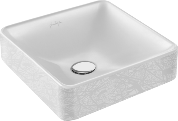 Накладная раковина Jacob Delafon Vox EVG102-PT5 карта Парижа