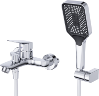 Смеситель для ванны с душем BelBagno Due VASM-CRM хром
