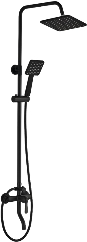 Душевая стойка BOCH MANN Eco Quadro Black BM8427 черная