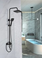 Душевая стойка BOCH MANN Eco Quadro Black BM8427 черная