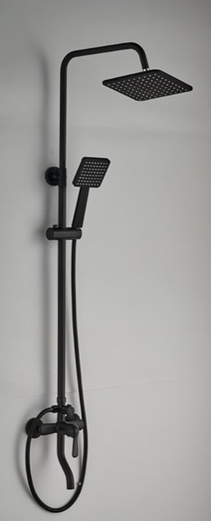 Душевая стойка BOCH MANN Eco Quadro Black BM8427 черная