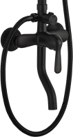 Душевая стойка BOCH MANN Eco Quadro Black BM8427 черная