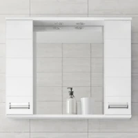Зеркало Style Line Ирис С 100 белое Зеркало Style Line Ирис С 100 белое