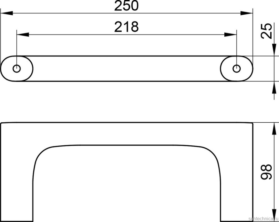 Держатель для полотенец Keuco Edition 400 11521 шлифованное красное золото