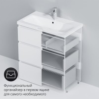 Тумба с раковиной AM.PM Gem S 75 напольная Тумба с раковиной AM.PM Gem S 75 напольная