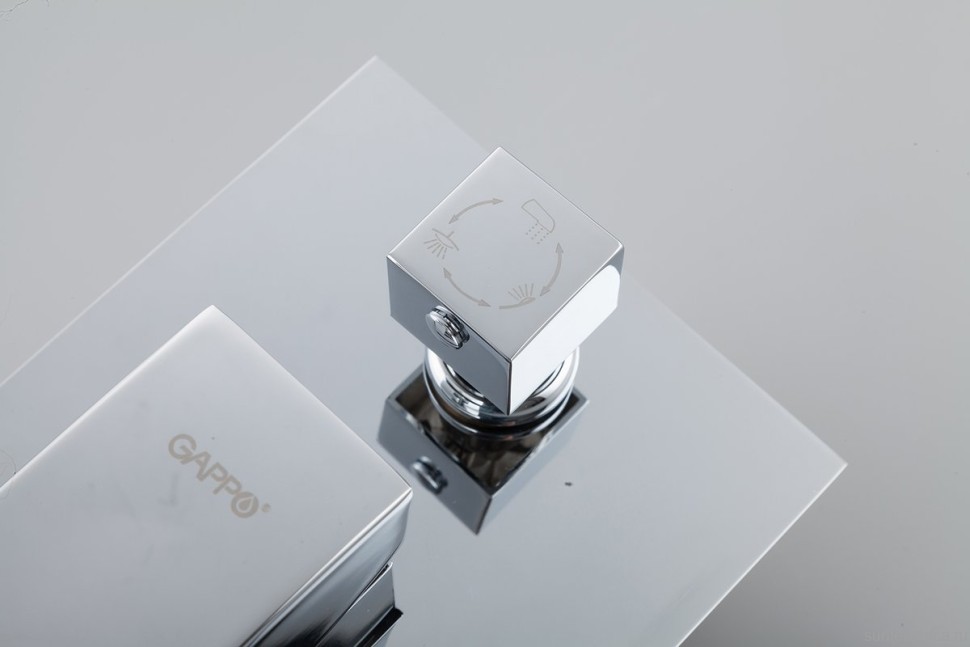 Душевой комплект Gappo G07 G7107-20 С ВНУТРЕННЕЙ ЧАСТЬЮ, хром