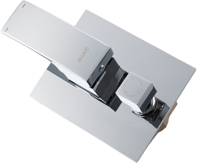 Душевой комплект Gappo G07 G7107-20 С ВНУТРЕННЕЙ ЧАСТЬЮ, хром
