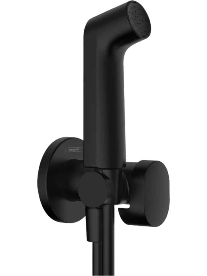 Гигиенический душ Hansgrohe Bidette S 1jet 29230670 матовый черный