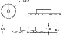 Накладная раковина Jacob Delafon Delta Pure E90012-0 белая