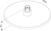 Верхний душ Damixa Jupiter 977050000 хром