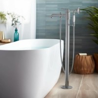 Напольный смеситель для ванны с душем AQUATEK Классик AQ1545CR С ВНУТРЕННЕЙ ЧАСТЬЮ, хром