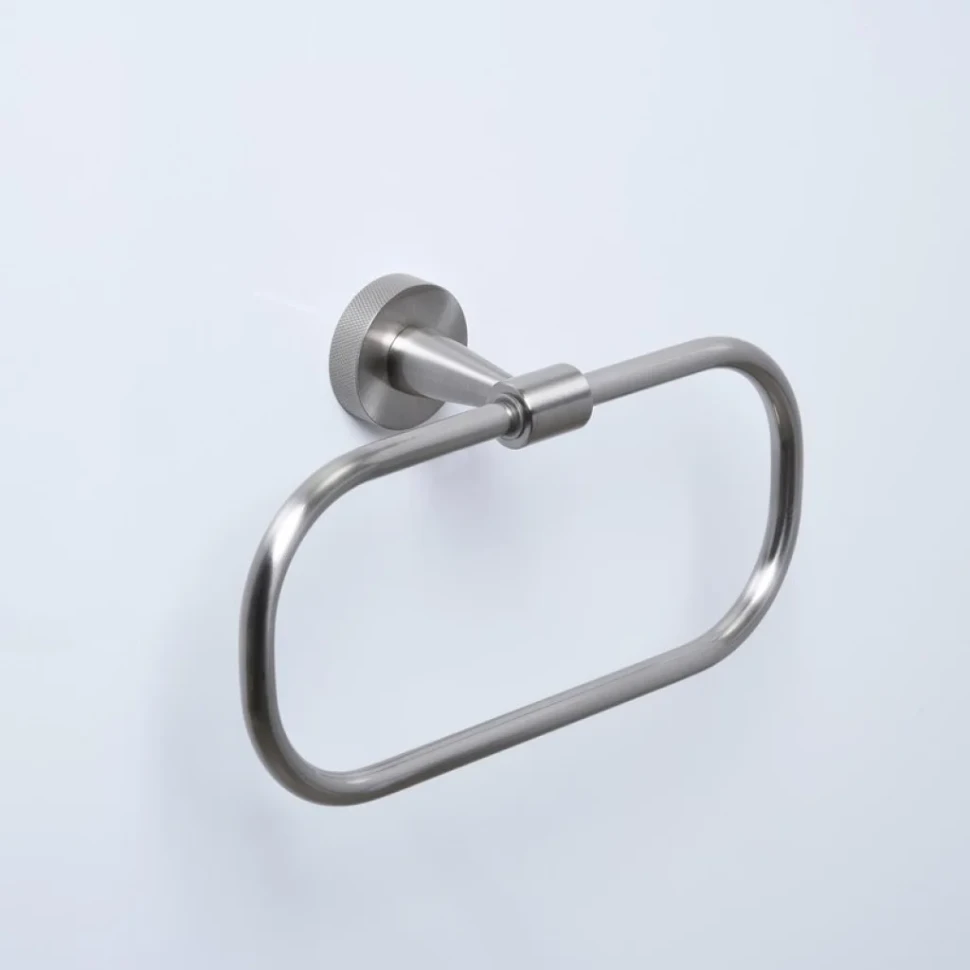 Держатель для полотенец Wasserkraft Tauber 64460 никель, кольцо