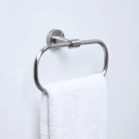 Держатель для полотенец Wasserkraft Tauber 64460 никель, кольцо
