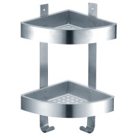 Полка AZARIO AZ-833-2 двухэтажная, хром