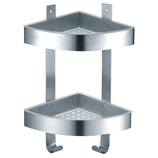 Полка AZARIO AZ-833-2 двухэтажная, хром