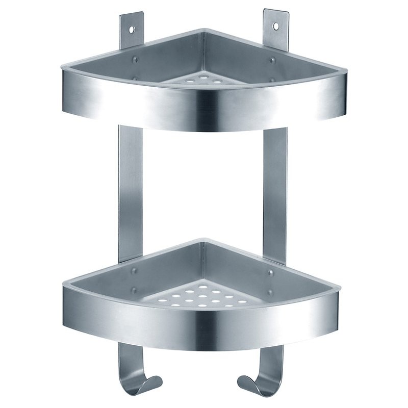 Полка AZARIO AZ-833-2 двухэтажная, хром