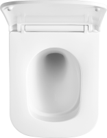 Комплект Lemark Florex 100802420 безободковый, с микролифтом, кнопка смыва матовая черная soft touch