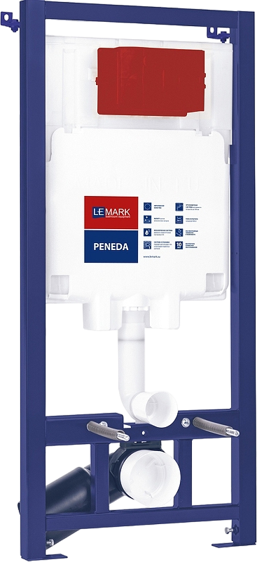 Комплект Lemark Florex 100802420 безободковый, с микролифтом, кнопка смыва матовая черная soft touch