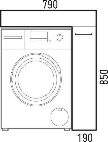 Тумба под раковину без столешницы Corozo Лео 20