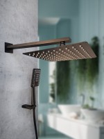 Душевой комплект AltroBagno Lamberto AltroBagnoLamberto040105MB С ВНУТРЕННЕЙ ЧАСТЬЮ, матовый черный