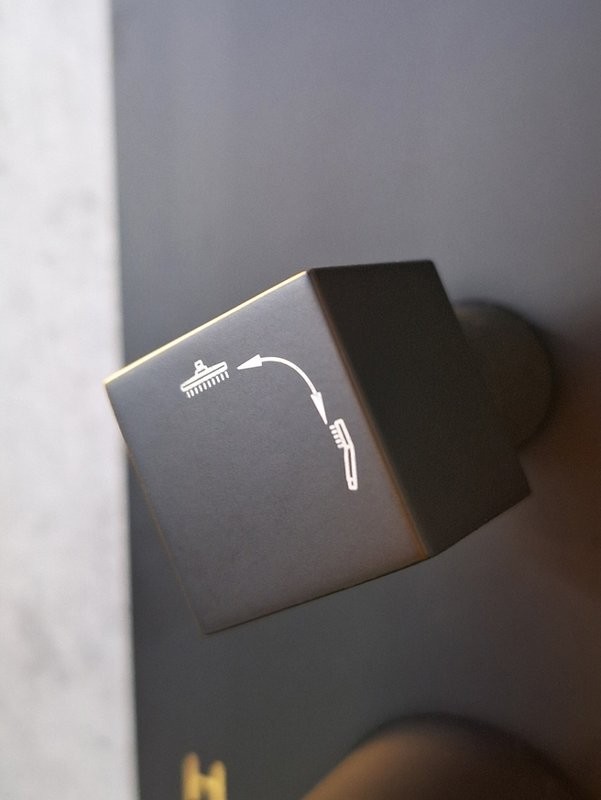 Душевой комплект AltroBagno Lamberto AltroBagnoLamberto040105MB С ВНУТРЕННЕЙ ЧАСТЬЮ, матовый черный